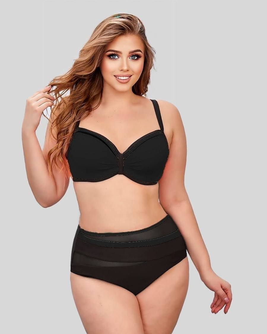 Жіночий купальник Z.Five 8579-1 чорний на 46 48 50 розмір