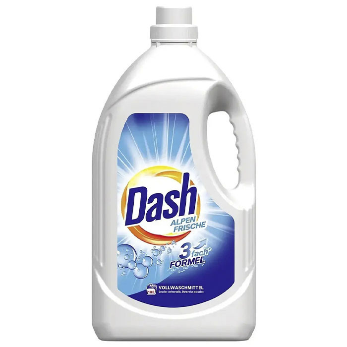 Купить Гель для стирки Dash Alpen Frische 5 л 100 циклов стирки жидкий ...