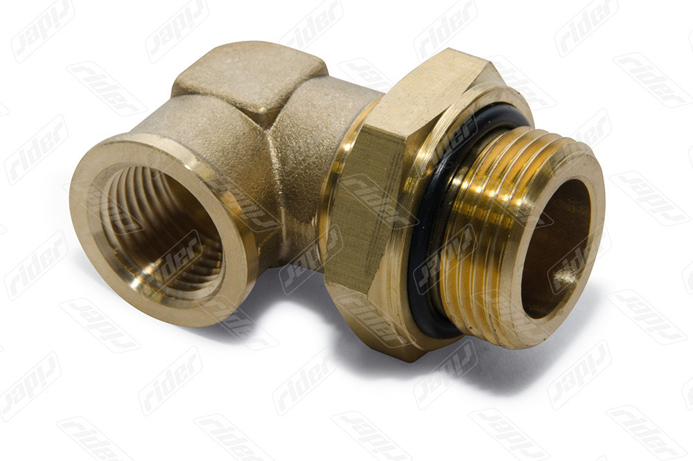 З'єднувач пневматичний кутовий M16x1,5 x М16х1,5