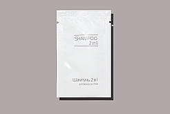 Шампунь для волосся і тіла одноразовий для готелів в пакетику саше 10мл