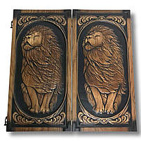 Нарди дерев'яні ручної роботи 64×32см на подарунок, фото 6