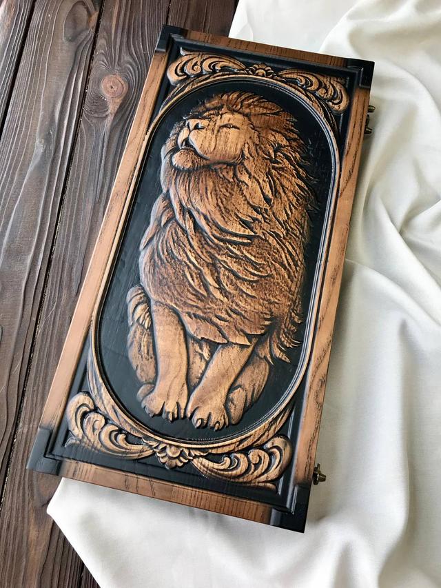 Нарди дерев'яні, "Король Лев"