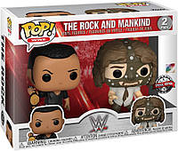 Фанко поп! WWE: The Rock vs. Mankind (2 Pack) эксклюзивно для Walmart