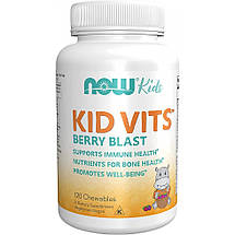 Вітаміни для дітей NOW Foods Kid Vits 120 chewables, фото 3