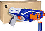 Бластер Disruptor N-Strike Elite Nerf шестизарядний барабан два кріплення ременя стріли Elite (6 шт.), екопак, фото 5