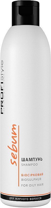 Біосірковий шампунь для волосся Profi Style Sebum 250мл