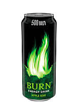 Напиток энергетический Burn Яблоко Киви 500мл