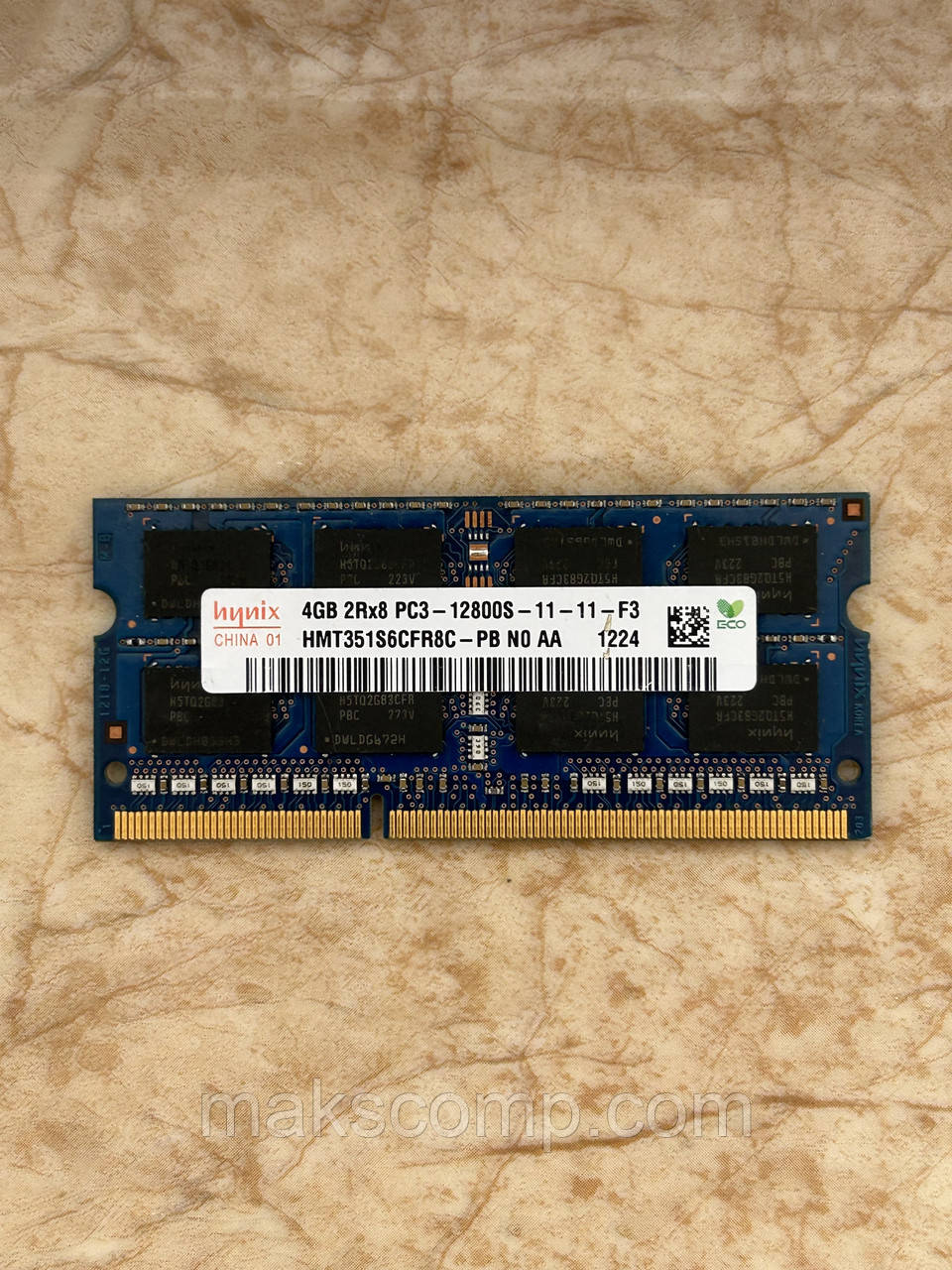 Пам'ять Hynix 4Gb So-DIMM PC3-12800S DDR3-1600 1.5v (HMT351S6CFR8С-PB) 11-11-F3