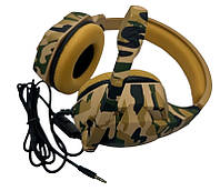 Игровые наушники ARMY-98 A Camouflage с микрофоном проводные