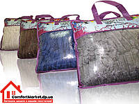 Плед, Покрывало, велюровый Lisa Home Textile 200x240 Разные цвета Коричневый