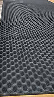 Акустический ячеистый поролон «волна» лист 1,2х2м толщина 20мм темно-серый