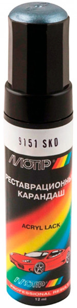Олівець реставраційний Motip, 12 мл Škoda 9151 Сірий металік