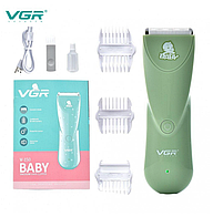 Машинка для стрижки дітей VGR Cordless Baby Hair Clipper Green (V-150-Gr), фото 3