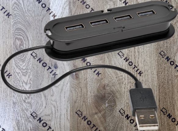 Tripp Lite 4-портовий високошвидкісний ультраміні-хаб USB 2.0 (U222-004) Новий