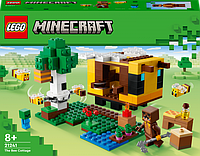 Конструктор LEGO Minecraft 21241 Бджолиний будиночок 254 деталі набір лего майнкрафт оригінал