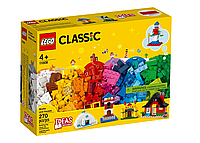 Конструктор LEGO Classic 11008 Кубики и домики 270 деталей |  Конструктор ЛЕГО оригинал на 270 детали