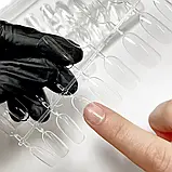 Набір Гелеві тіпси Прозорі 120 шт. + Gel GLUE гель клей для гелевих тіпс 15 мл., фото 3