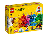 Конструктор LEGO Classic 11008 Кубики и домики 270 деталей | Конструктор ЛЕГО оригинал на 270 детали