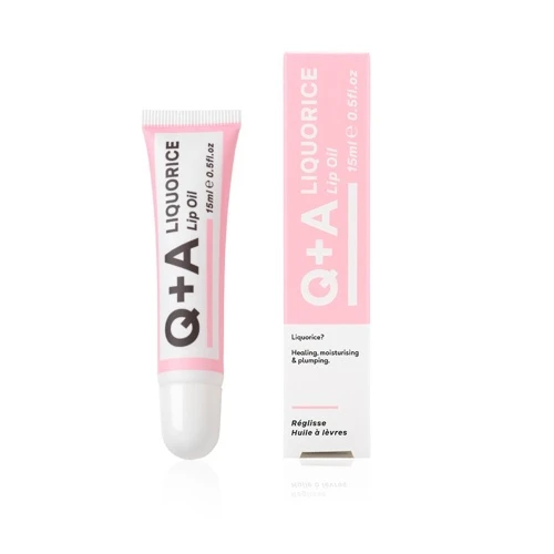 Масло для губ з лакрицею Q+A Liquorice Lip Oil