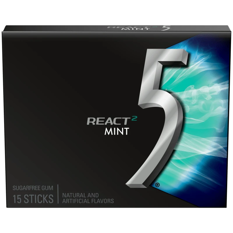 Жуйки Wrigley's React Mint Sugar Free 15 st, фото 1