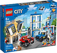 Конструктор LEGO 60246 City Police Полицейский участок на 743 детали | набор лего сити оригинал