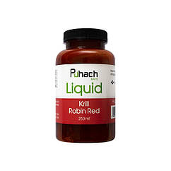 Ліквід Puhach Baits Liquid 250 ml Krill Robin Red