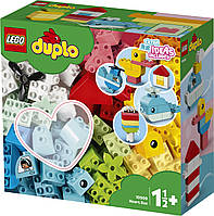 Конструктор LEGO DUPLO 10909 Коробка-сердце 80 деталей | Лего дупло оригинал