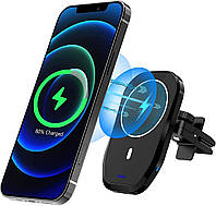 УЦЕНКА Беспроводная автомобильная зарядка MagSafe для Iphone 15W на дефлектор