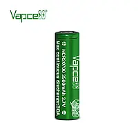 Акумулятор високотоковий Vapcell Li-ion 20700 3500mAh 30A 3,7V (NCR20700)