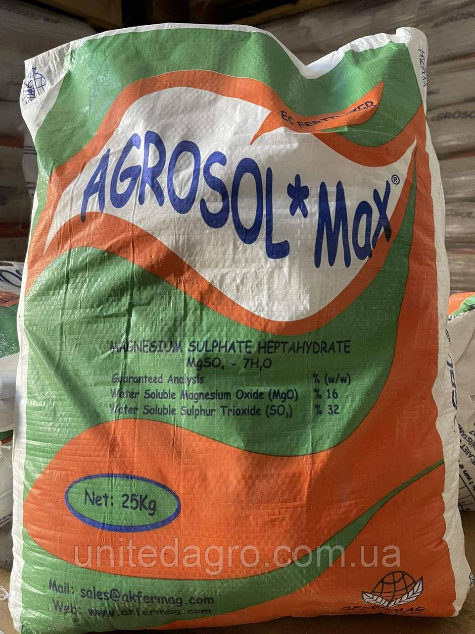 Купить Сульфат магния AGROSOL MAX, Турция, 25 кг, цена 800 грн — Prom ...