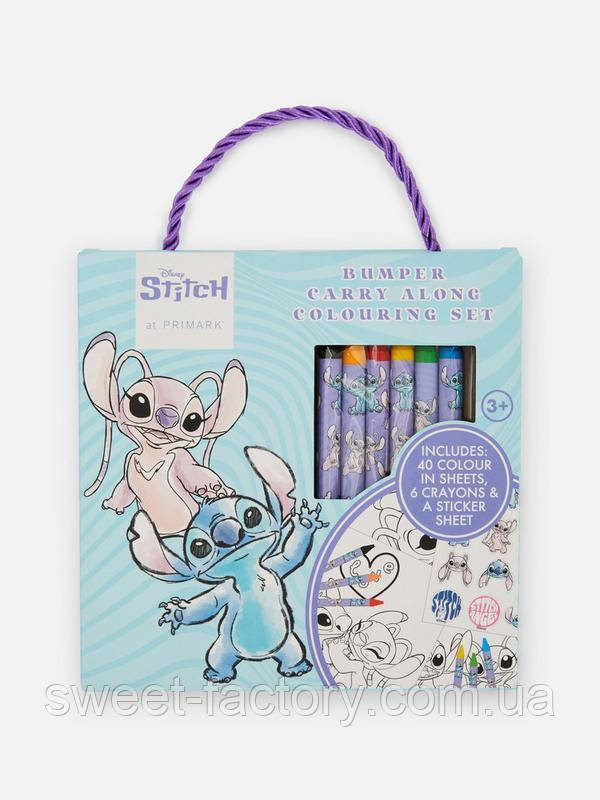 Розмальовка Disney Stitch з стикерами та Crayons, фото 1