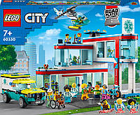 Конструктор LEGO City 60330 Больница 816 деталей | Набор Лего сити оригинал 816 деталей
