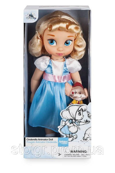 Нюанс упаковки Disney Animators Collection Cinderella 40см Лялька Дісней аніматор Попелюшка