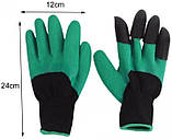 Садові рукавички Garden Genie Gloves з пазурами — G-33, фото 3
