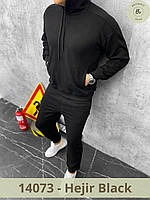 Мужской спортивный костюм Practik серый Hejir черный / Костюм спортивный для мужчин (арт. 14072-3) XXL, Hejir Black