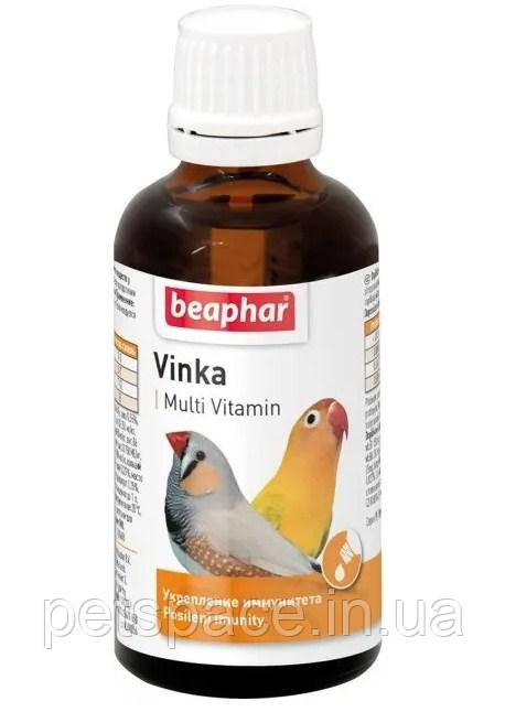 Вітамінна добавка для декоративних птахів Beaphar Vinka (Біфар Вінка) 50мл., фото 1