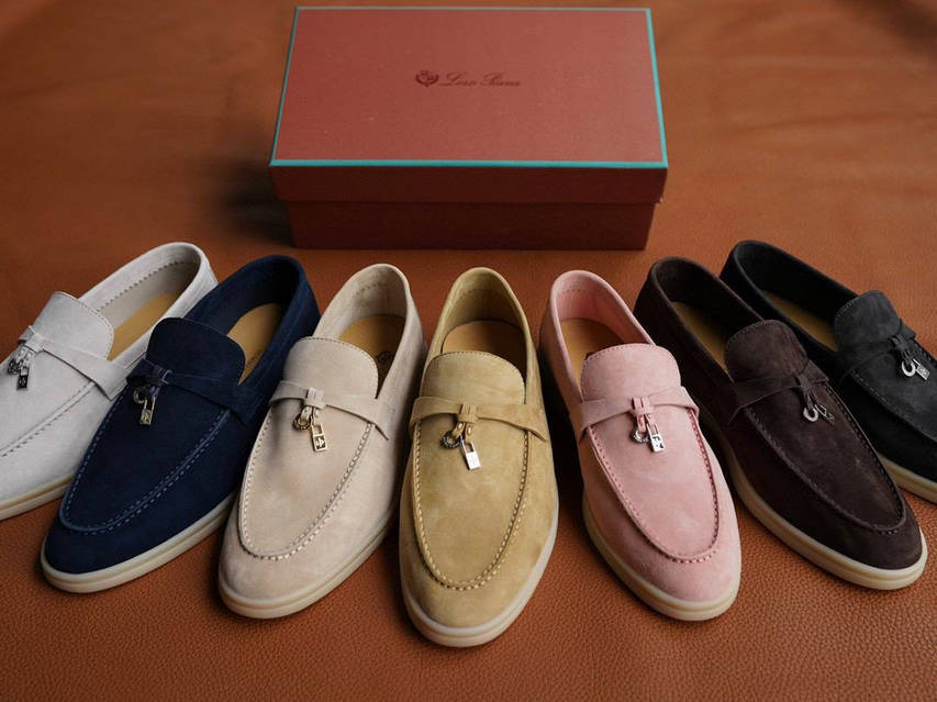 ТОП женские замшевые лоферы LP — купить в интернет магазине