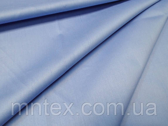 Сатин Гладкофарбований Волошка, фото 2