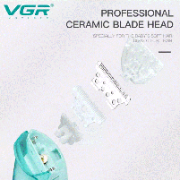 Машинка для стрижки дітей VGR Cordless Baby Hair Clipper Green (V-150-Gr), фото 9