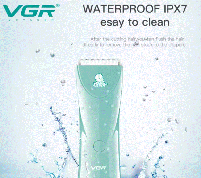 Машинка для стрижки дітей VGR Cordless Baby Hair Clipper Green (V-150-Gr), фото 5