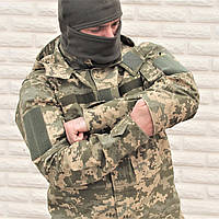 Кітель демісезонний піксель Тактичний з тканини РИП СТОП вологостійка куртка для військових, фото 3