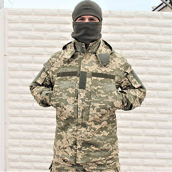 Кітель демісезонний піксель Тактичний з тканини РИП СТОП вологостійка куртка для військових
