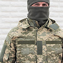 Кітель демісезонний піксель Тактичний з тканини РИП СТОП вологостійка куртка для військових, фото 8