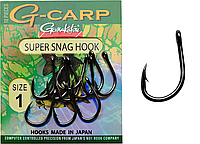 Крючок GAMAKATSU G-CARP SUPER SNAG №01 10шт,28055