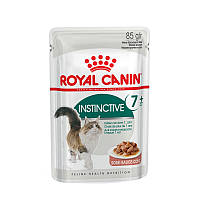 Royal Canin Instinctive 7+ Sauce 85 г влажный корм для взрослых кошек от 7 лет, кусочки в соусе