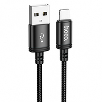 Кабель Hoco X89 Wind USB - Lightning 2.4A/1m (Черный)