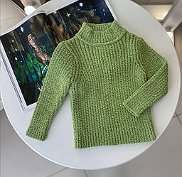 Дитяча водолазка гольф зелений 725, Bambini, Зелений, Унісекс, Зима, 80