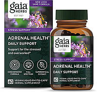 Спеціальний продукт Gaia Herbs Adrenal Health Daily Support 120 капсул (4384304369)