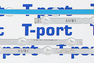 Світлодіодне підсвічування телевізора комплект планок LG 32" А1В1 7 LED 3V алюміній 6916L-1438A