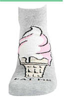 Носки детские демисезонные, укороченные для девочки, Дюна (размер 20-22)